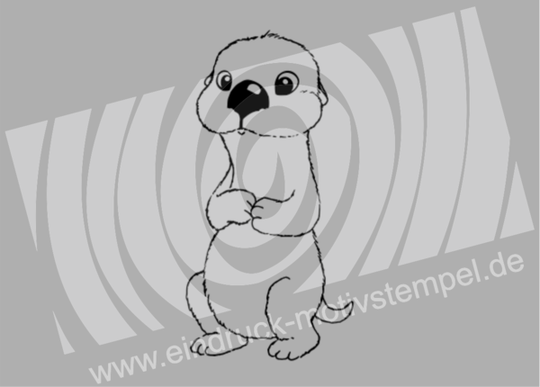 Otter Ben - Bärbel Born - Stempelgummi