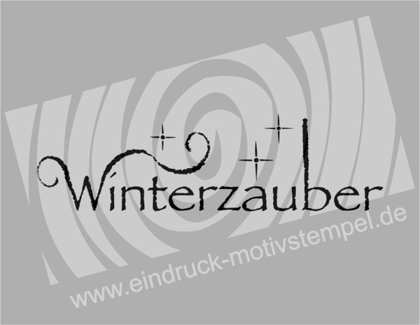 Winterzauber - Bärbel Born - Stempelgummi